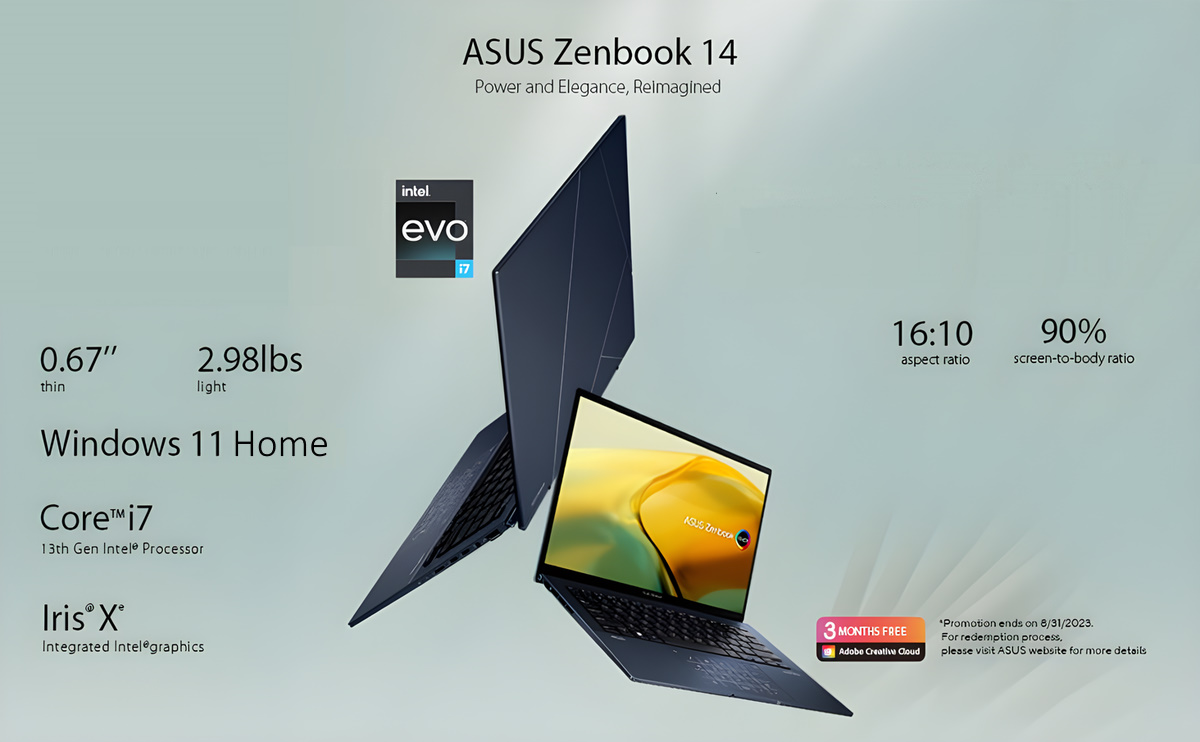 ASUS Zenbook 14 Laptop, 14