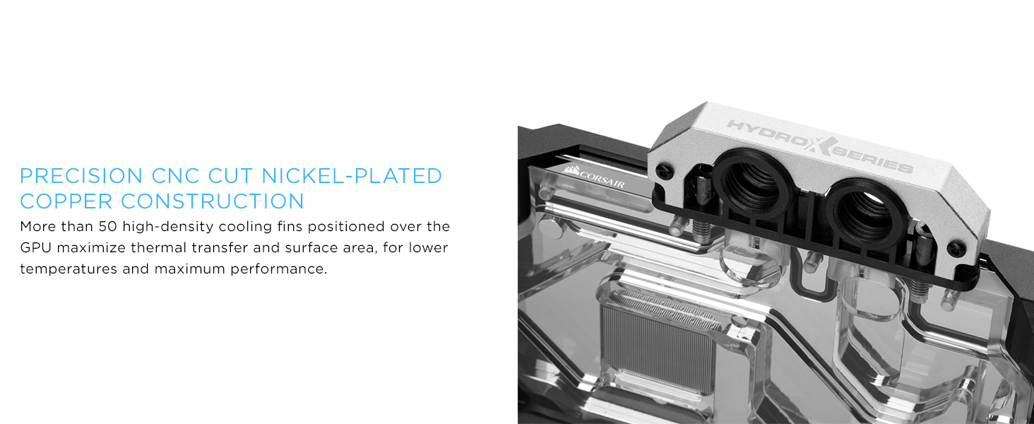 Corsair Hydro X Series XG7 RGB GPU Water Block 2080 FE - Watercooling -  LDLC