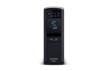 slide 3 of 8, zoom in, cyberpower cp1500pfclcdtaa pfc sinewave battery backup ups - front