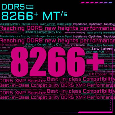 Up to DDR5-8266+
