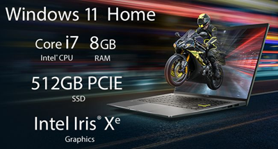 ASUS VivoBook S14 S435 Laptop, 14 FHD Display, Intel Evo Platform