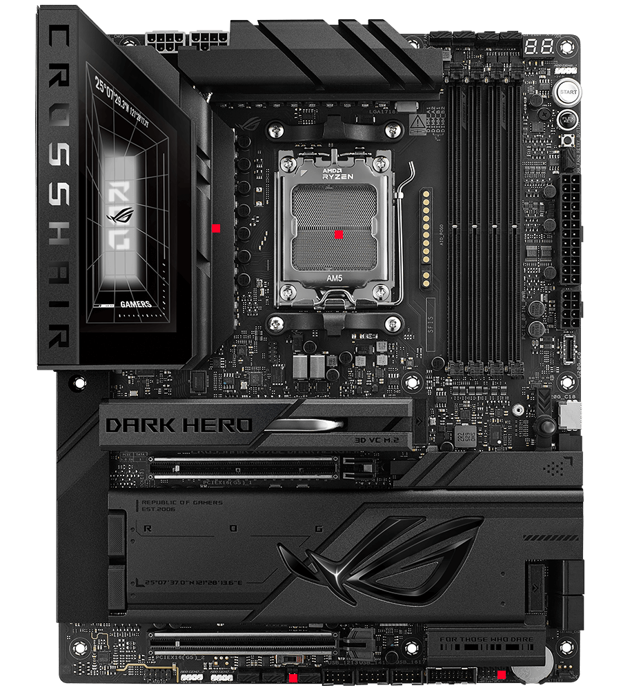 Das Kühlungsmanagement des ROG Crosshair X870 Dark Hero