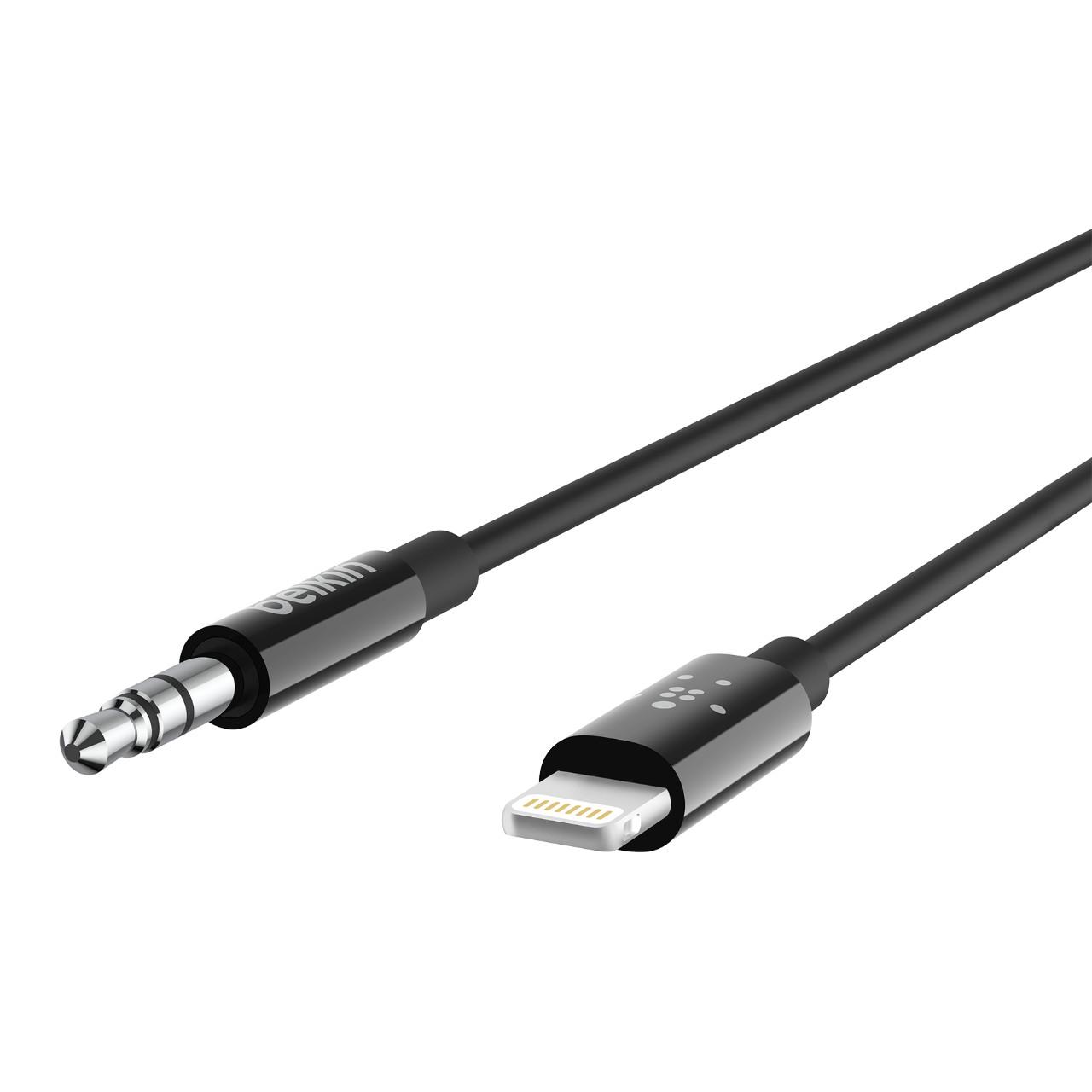 Buy Belkin 3.5 mm Audio Cable With Lightning Connector - Black