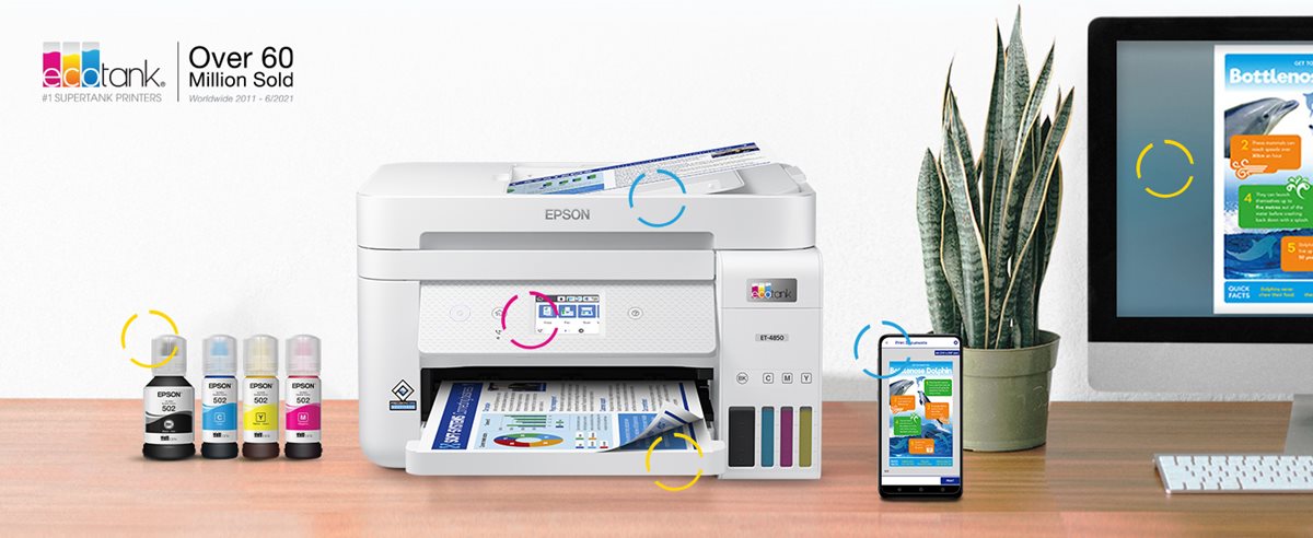 Epson EcoTank ET-4850 All-in-One Printer features