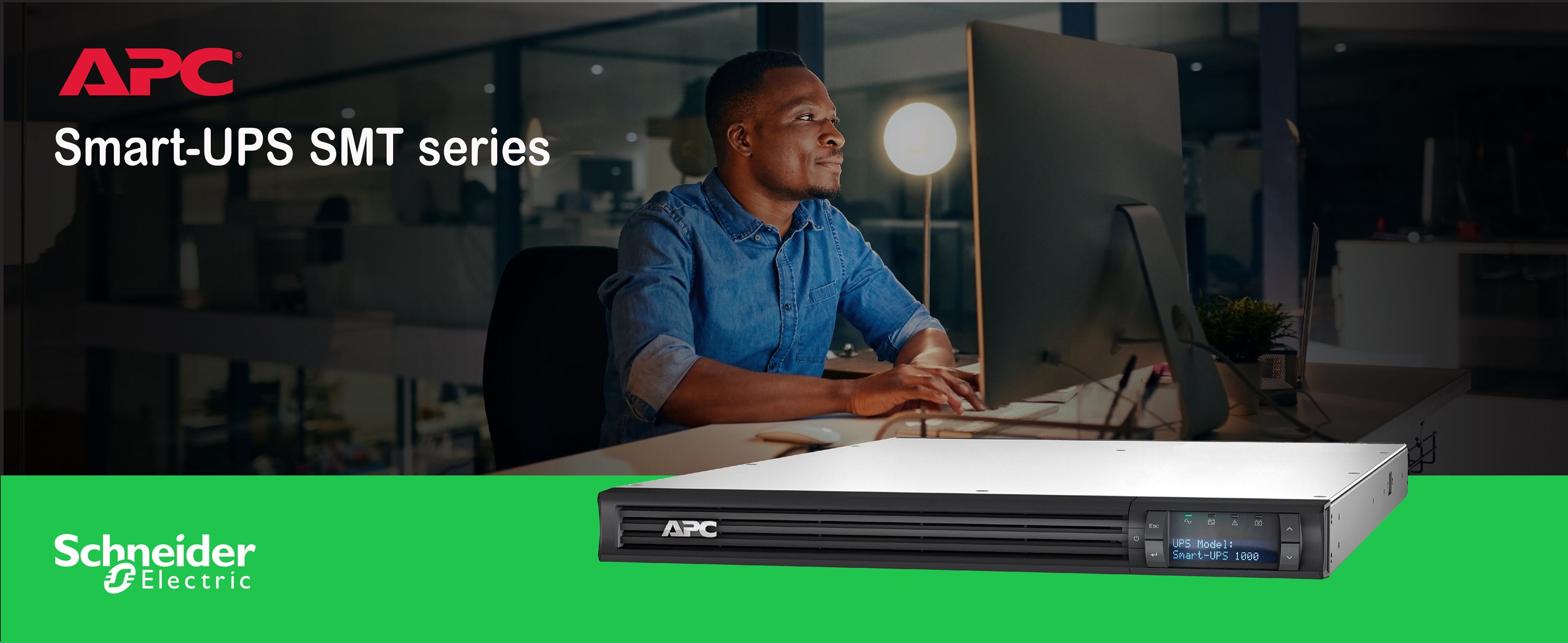 APC Smart-UPS - Line Interactive - 1000 VA - LCD - Rackmount 1U - 120V ...