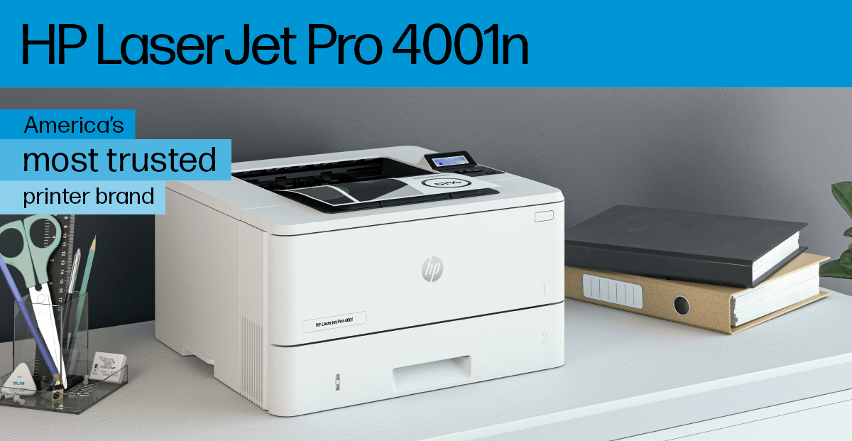 Impressora Laserjet Pro HP 4001n - Preto E Branco Para Escritório