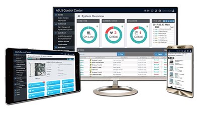 ASUS Control Center monitors and controls mini PC