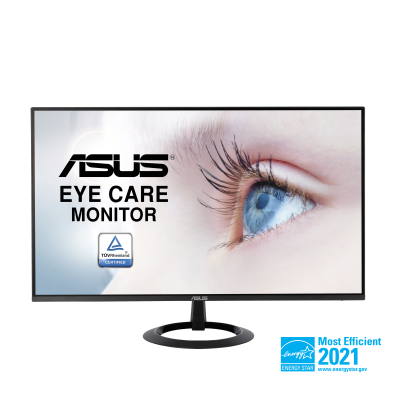 ASUS VZ27EHE Eye Care Monitor – 27-inch Full HD (1920 x 1080), IPS, 75 Hz, Adaptive-Sync/FreeSync™, HDMI, Low blue light, Flicker free, Ultra-slim