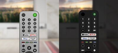 Backlit remote