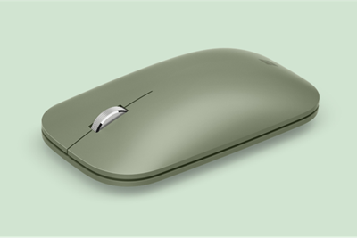 Microsoft Modern Mobile Mouse feature render in Forest side angle