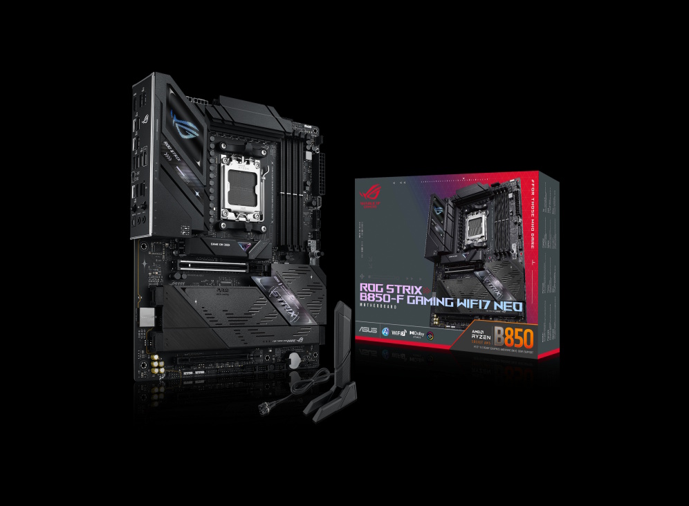 Folie {0} von {1}, Vergrößern, ASUS ROG STRIX B850-F GAMING WIFI7 NEO