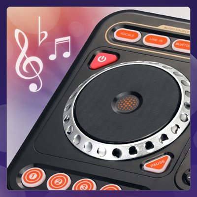 VTech KidiStar DJ Mixer - Black - 80547300