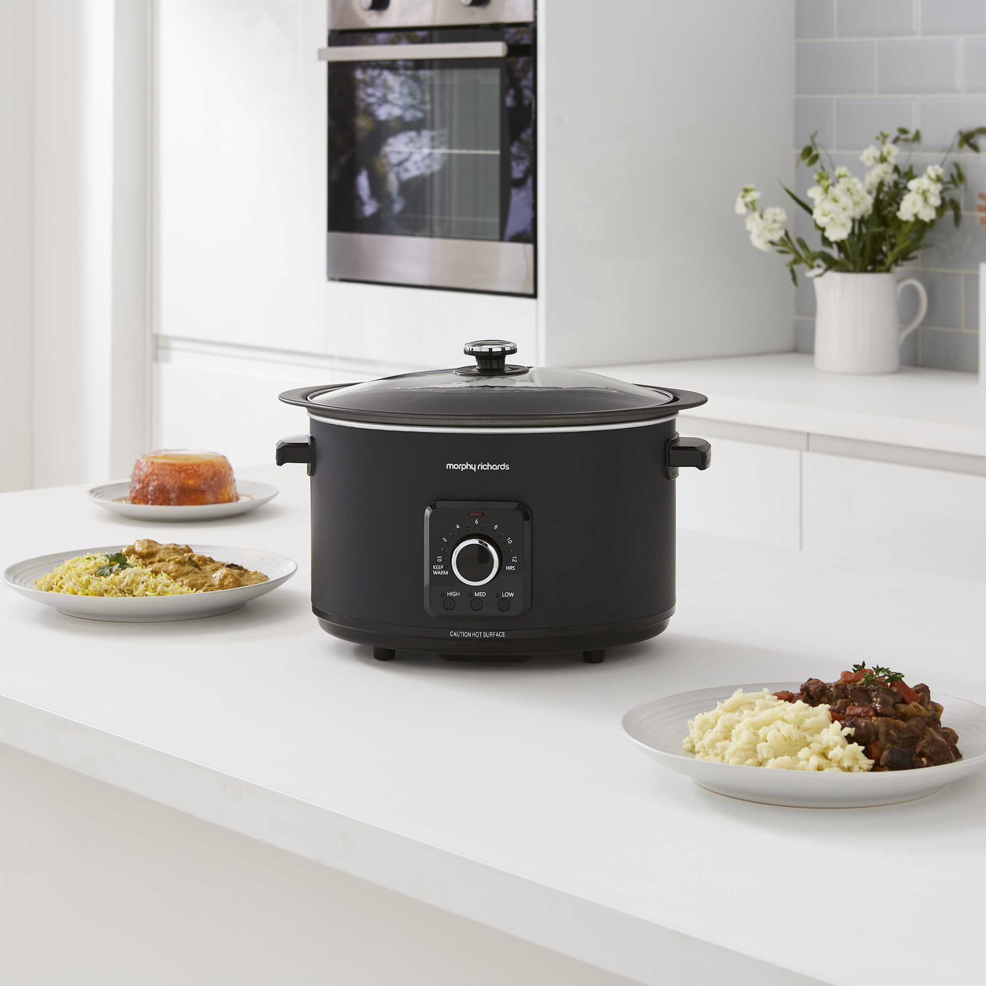 Buy Morphy Richards 6.5L Easy Time Slow Cooker - Black, Slow cookers