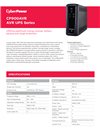 CyberPower CP900AVR Battery Backup UPS - Data Sheet