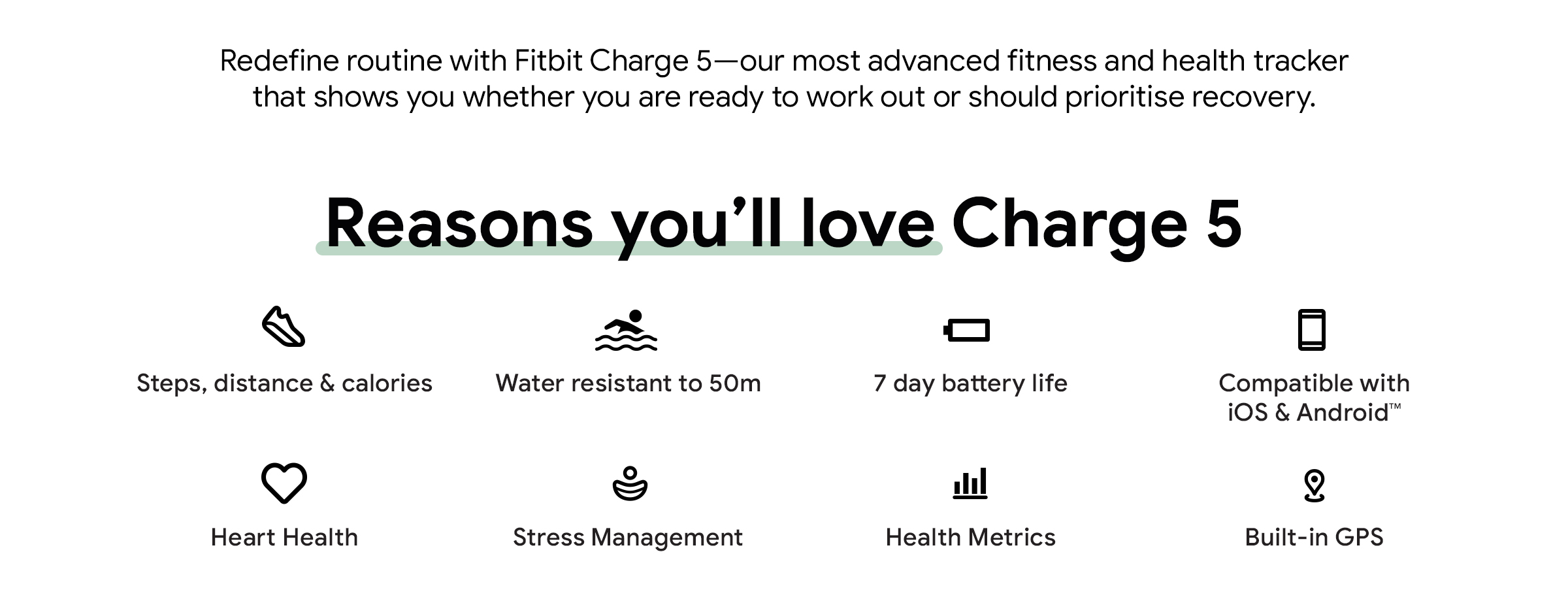 Fitbit Charge 5 Black