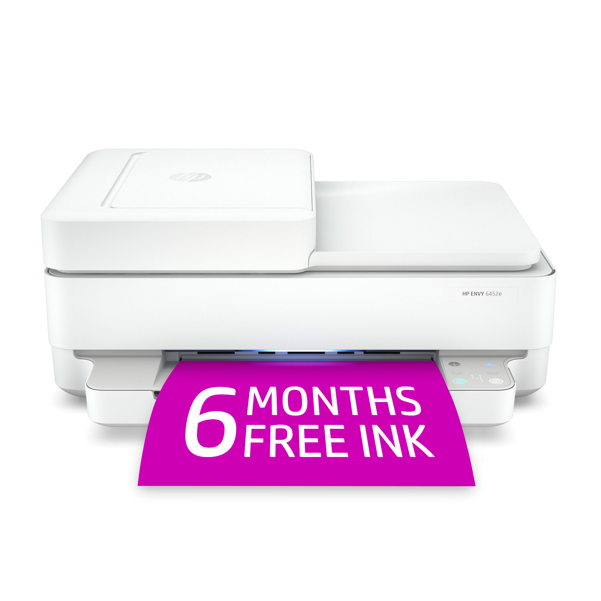 HP ENVY 6452e All-in-One Wireless Printer with 6 Months Instant Ink Included with Walmart.com