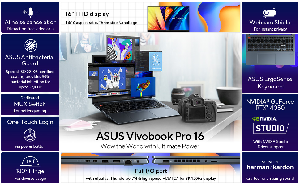 ASUS VivoBook Pro 16 Laptop