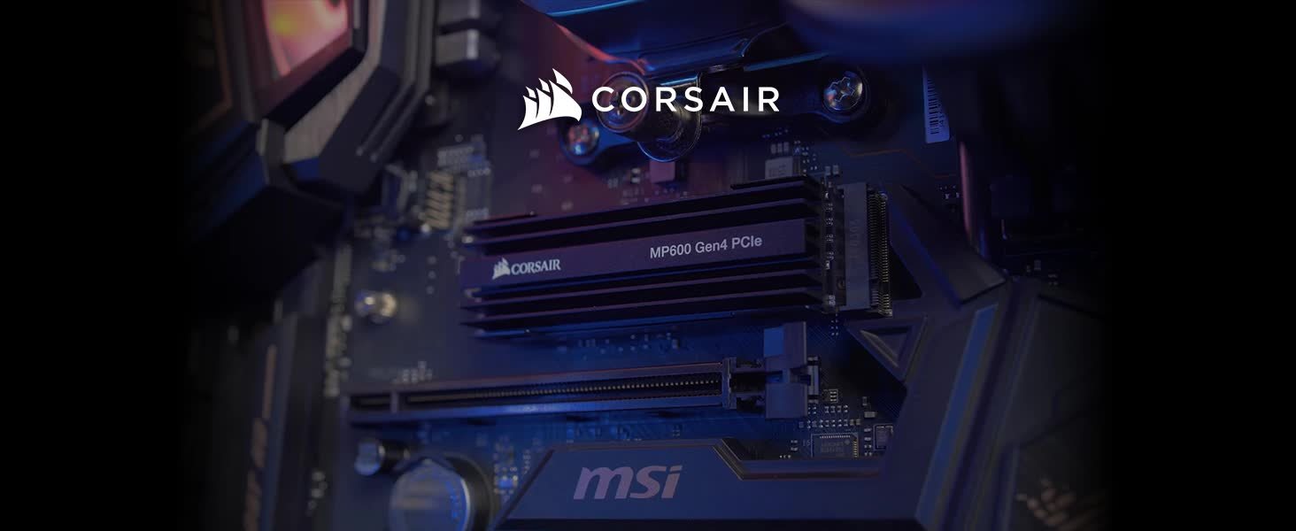 Corsair MP600 PRO LPX M.2 2280 2TB PCI-Express 4.0 x4, NVMe 1.4 3D Internal  Solid State Drive (SSD) CSSD-F2000GBMP600PLP, Optimized for PS5 