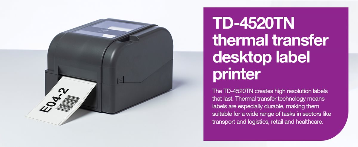 TD-4520TN Thermal Transfer Desktop Label Printer