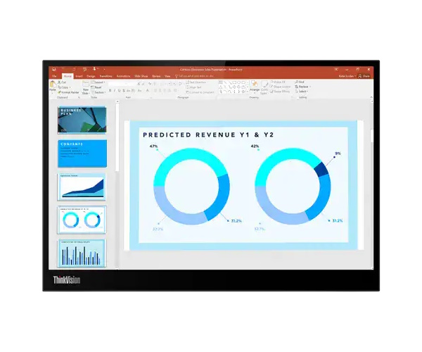 Lenovo ThinkVision M14d - LED monitor - 14