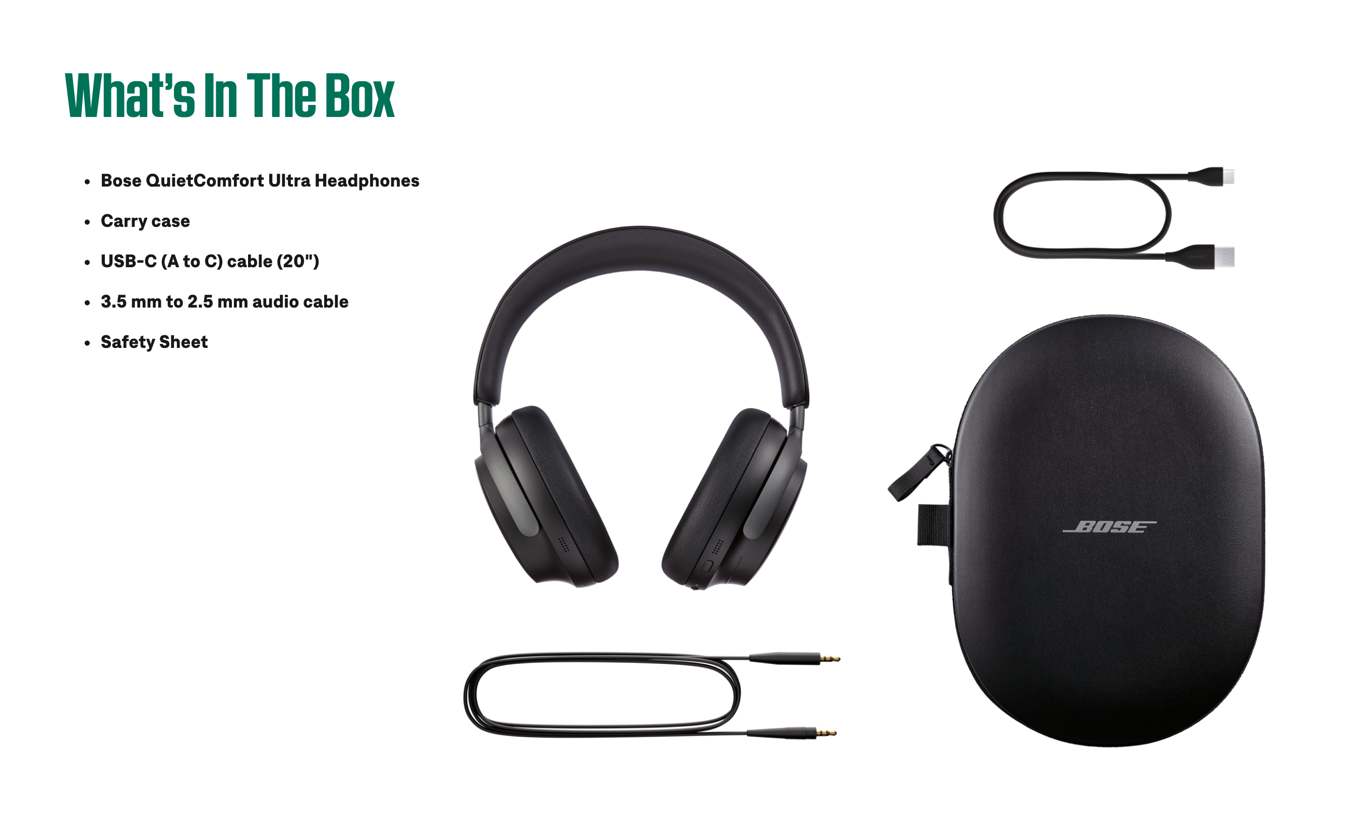 ヘッドホン Bose QuietComfort Ultra Headphones White Bose QuietComfort Ultra Bluetooth Wireless Noise Cancelling