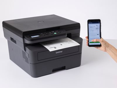 Brother DCP-L2627DWXL with Brother Mobile Connect app