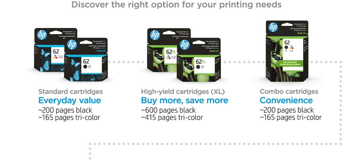HP 62XL Black High Yield Ink (C2P05AN) - Lower Cost Option - LD Products