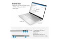 slide 5 of 6, zoom in, silver hp pavilion 15 x360 with closed left and right side profiles showing ports.