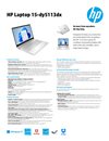HP Laptop 15-dy5113dx datasheet