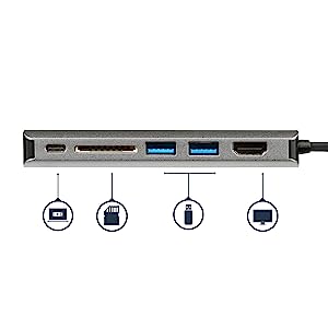 Ripley - ADAPTADOR MULTIPUERTO USB C DONGLE 4K USB-C A HDMI KEYMOX USB C  HUB HDMI 7 EN 1 MACBOOK PRO 3 PUERTOS USB 3.0