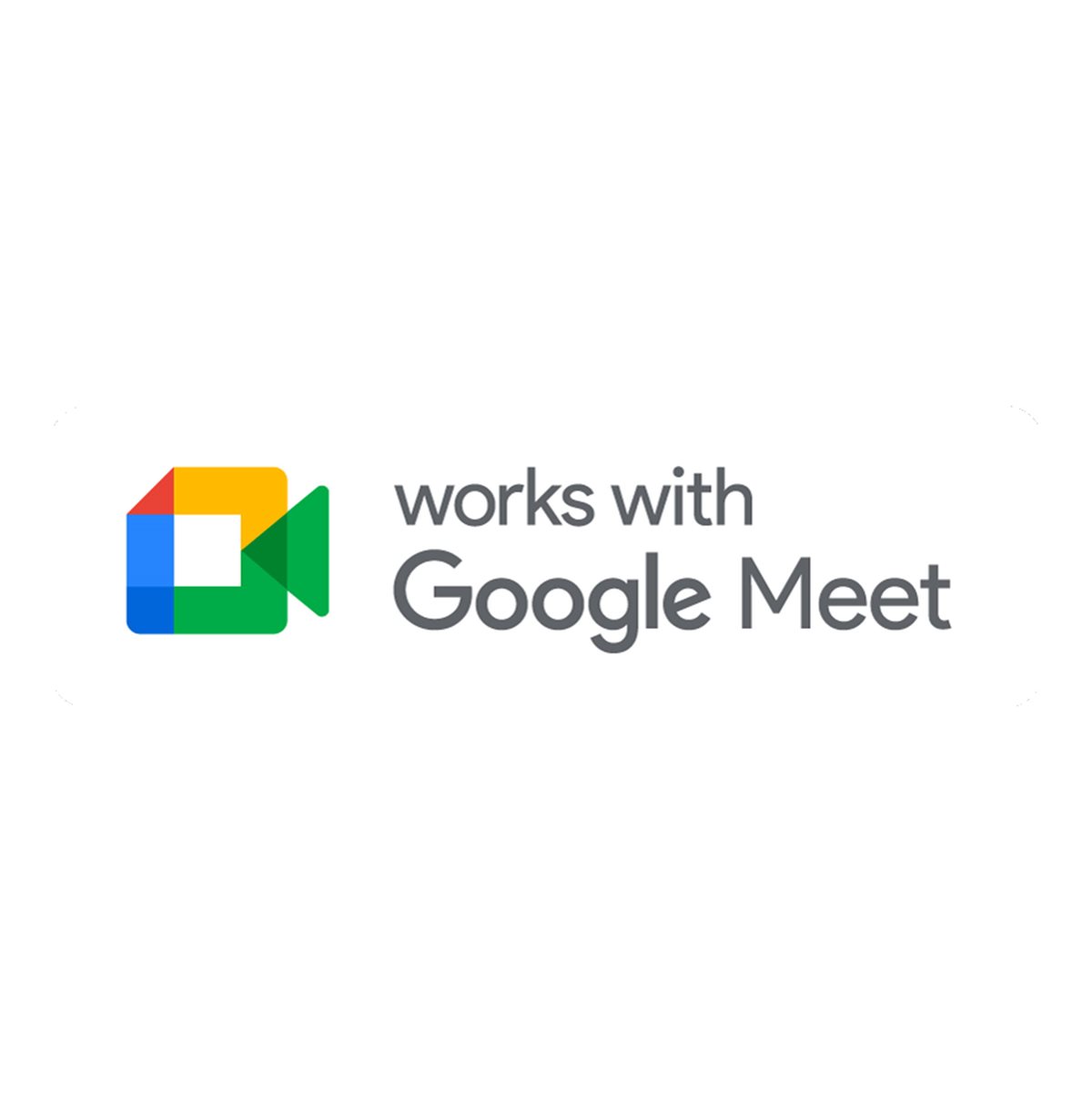 Works with Google Meet Logo