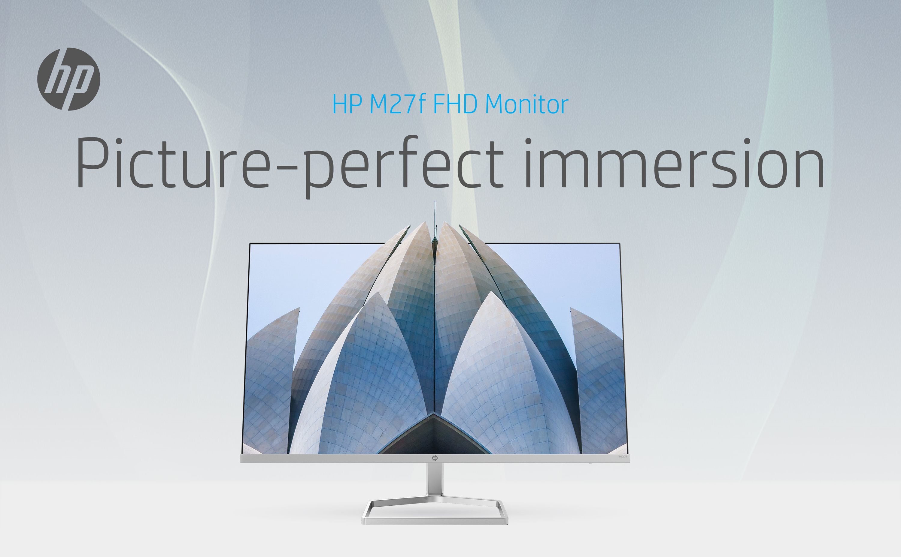 Refurbished: HP M27f FHD 1920 x 1080 IPS Monitor 300 nits 1000:1