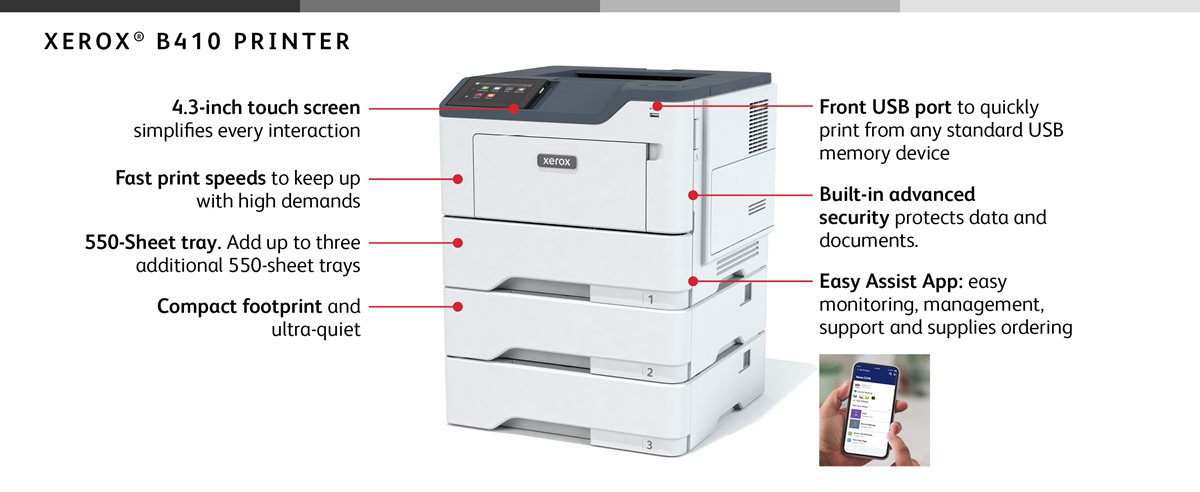 Xerox® B410 Printer | Dell USA