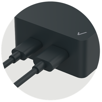 Verizon Cargador USB-A y USB-C de 40 W para viajes