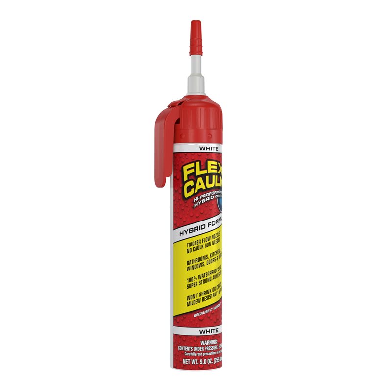 Flex Caulk All Purpose Clear 3 oz Pressurized Can, Trigger Flow