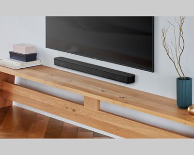 Sony HTS100F 2.0 Channel Soundbar with Bass Reflex Speaker Black