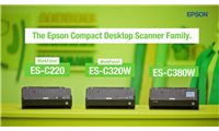 slide 1 of 7, zoom in, meet the epson family of workforce compact desktop document scanners