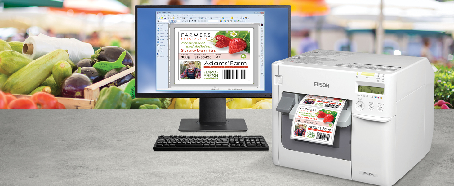Epson TM-C3500 Inkjet Label Drucker - Parthen's webshop
