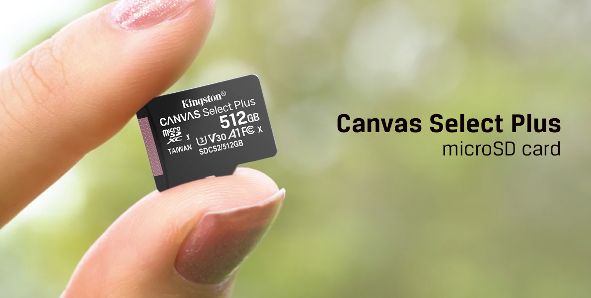 Kingston 128GB microSDXC Canvas Select Plus 100MB/s Read A1 Class