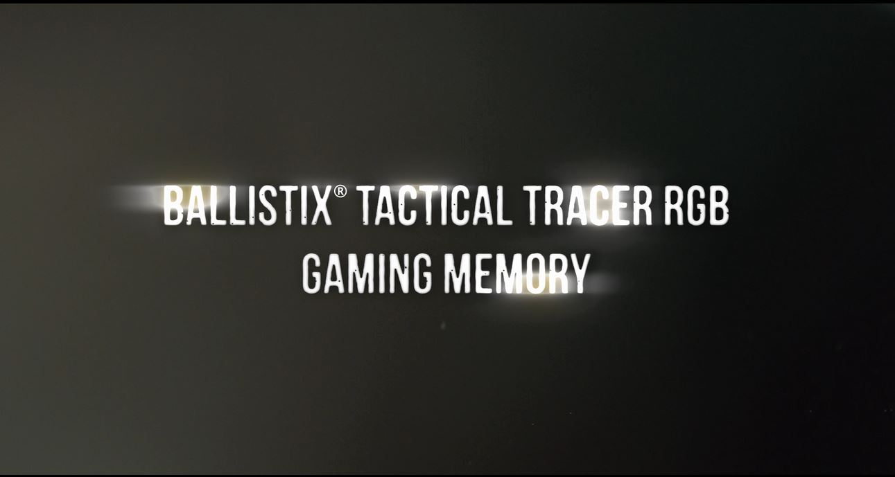 Crucial Ballistix Tactical Tracer RGB 8GB DDR4 3200 CL16 1.35V -  BLT8G4D32AET4K