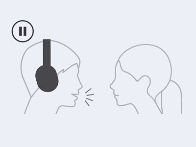 Talk to hear ambient sound