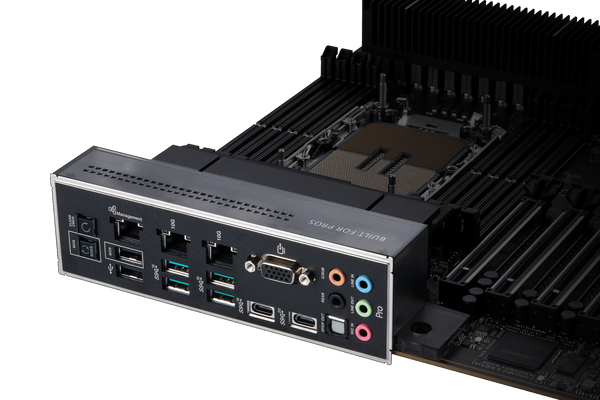 ASUS Pro WS W790 SAGE SE Intel LGA 4677 CEB Motherboard,PCIe 5.0, 7 xPCIe 5.0 x16 Slots,DDR5 R-DIMM, 2x10G BMC LAN, LAN Server-Grade Remote Management Pro WS W790E-SAGE SE