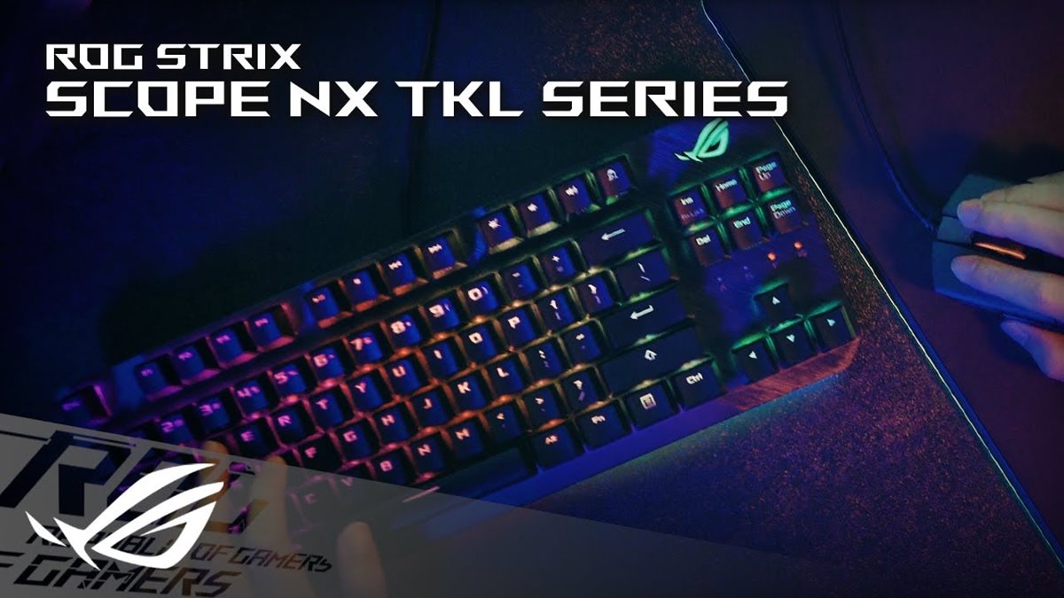 ASUS ROG Strix Scope NX TKL 80% Gaming Keyboard (Moonlight White, Brown  Switches)