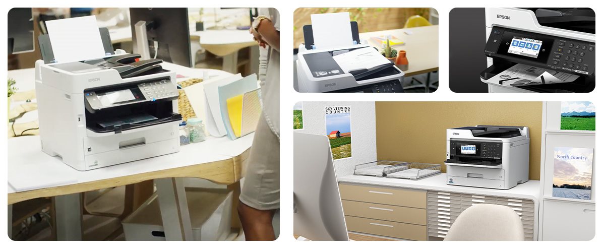 Printer in an office setting
