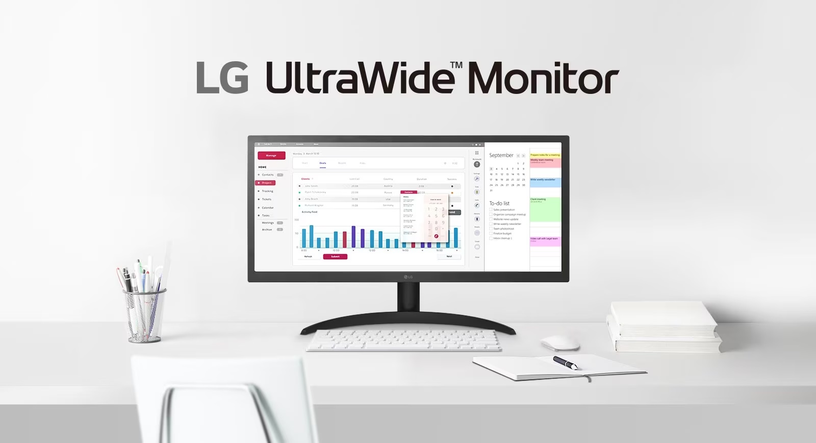 LG UltraWide 26BQ500-B - LED monitor - 26