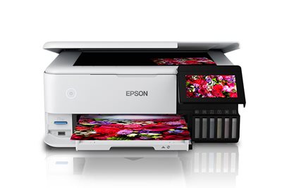 Impresora inalámbrica fotográfica multifuncional 4 en 1 Epson EcoTank L8160 con impresión 100% sin cartuchos