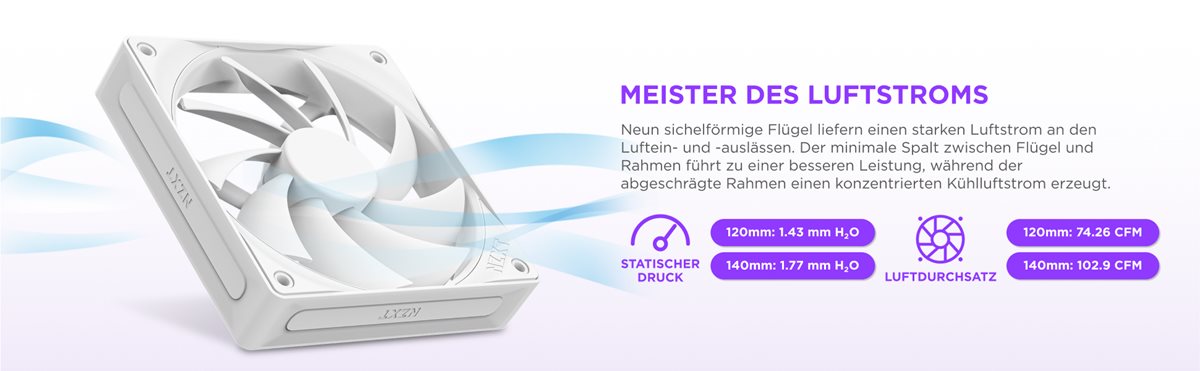 Quiet Airflow Fans Specs