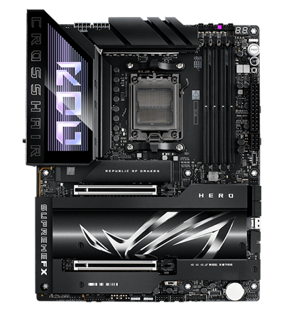 ASUS ROG CROSSHAIR X870E HERO (Socket AM5) AMD X870 ATX DDR5 Wi Fi