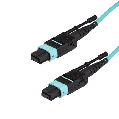 Terminate twelve fiber connections using a single 40 Gigabit network cable -- designed for high-density fiber networks