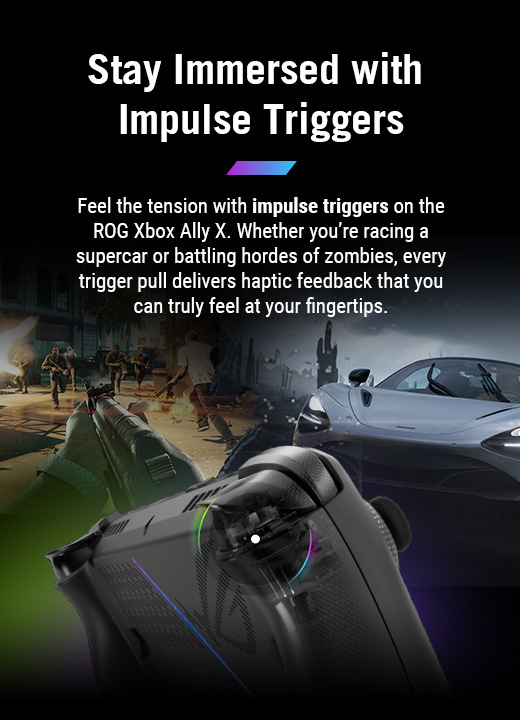 Stay Immersed with Impulse Triggers